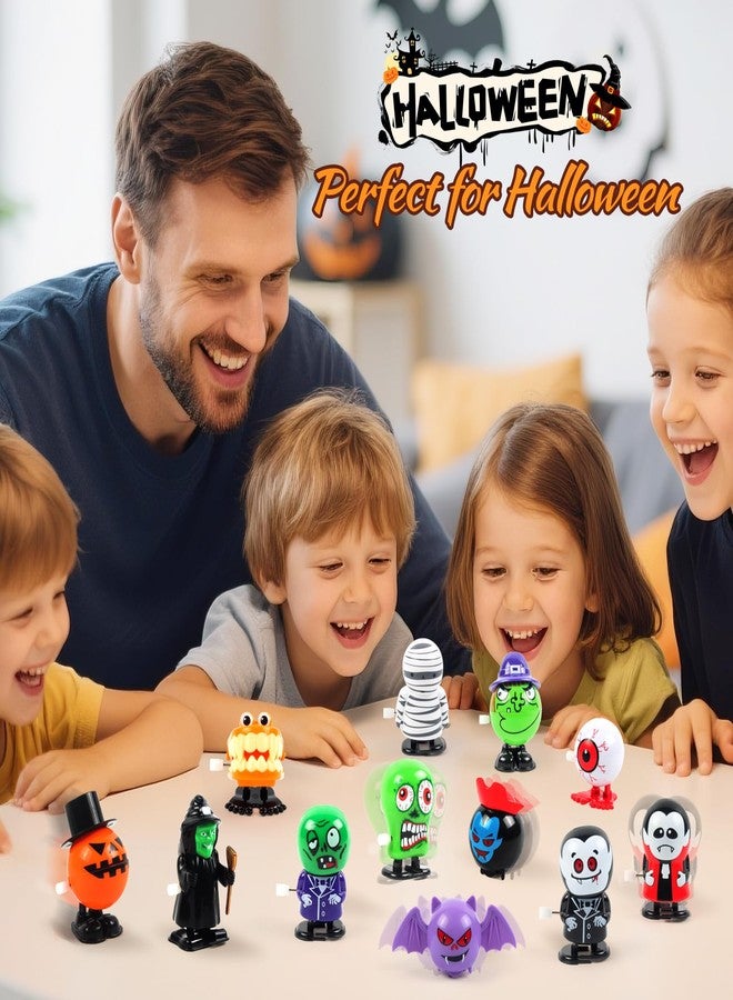 xFFFun 28PCS Halloween Wind Up Toys for Kids Halloween Party Favors Treat Goodie Bag Fillers, Pinata Stuffers Small Classroom Prizes Bulk Trick or Treat Toys Gifts for Boys Girls Giveaways - Image 5